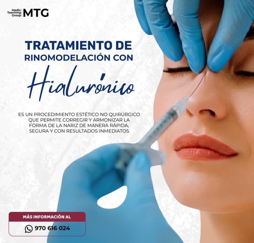 Profile view of a face showing nose before and after.