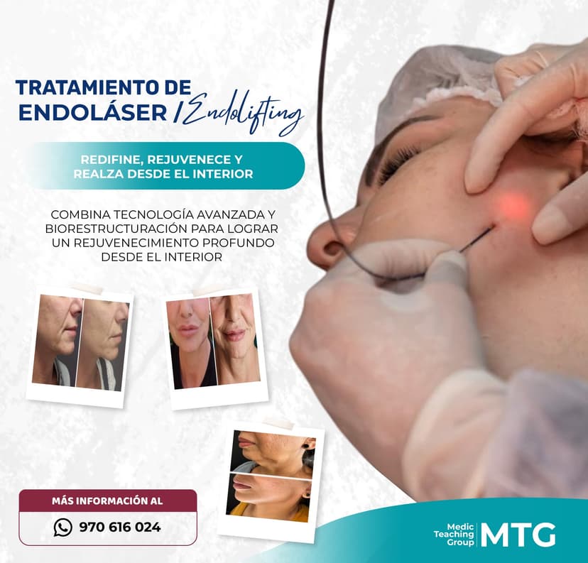 A patient receiving a non-invasive facial treatment.