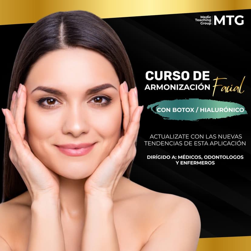 Hands-on training for facial aesthetics.